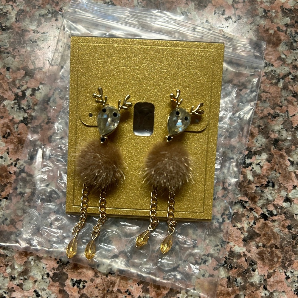 Reindeer Earrings